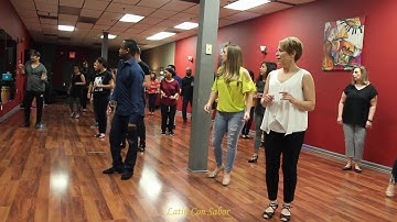 Cha Cha Lesson con www.Latinconsabor.com in the house!!!