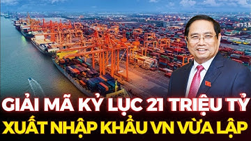 GIẢI MÃ KỶ LỤC HƠN 21 TRIỆU TỶ CỦA XUẤT NHẬP KHẨU VIỆT NAM VỪA XÁC LẬP | MÃ LỰC TRIỆU ĐÔ