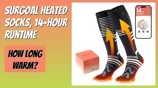 REVIEW (2026): SURGOAL Heated Socks, 14-Hour Runtime. Features