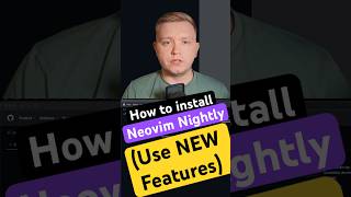 Install Neovim Nightly Build #nvim #coding #programming #neovim #nightly #beta #terminal #wezterm