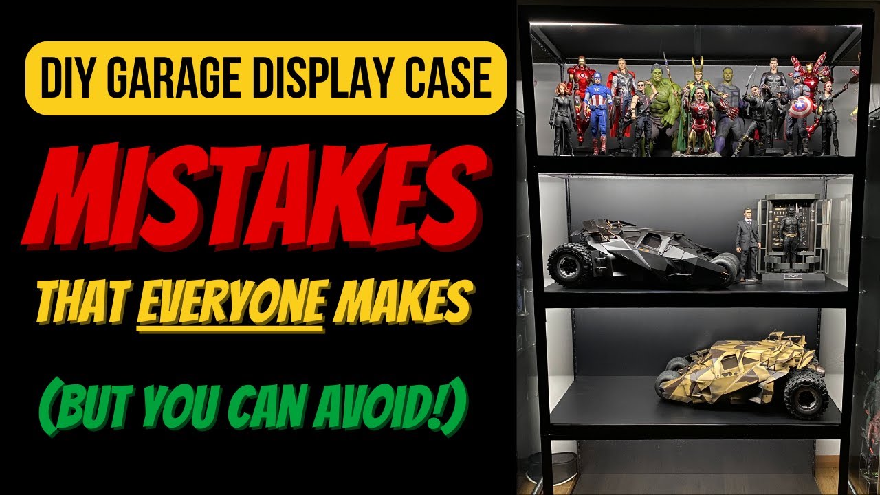 Major Mistakes To Avoid When Building A DIY Garage Shelf Display Case