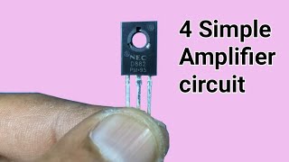 4 Easy audio amplifier circuit