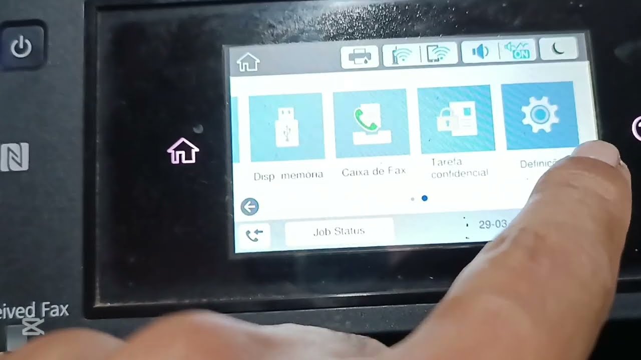 Erro 032051 na Epson Work Force 5710, como resolver - YouTube