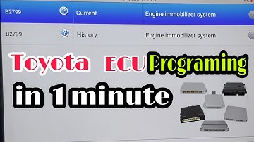 Toyota ecu program in 1 minute.engine immobilizer system.