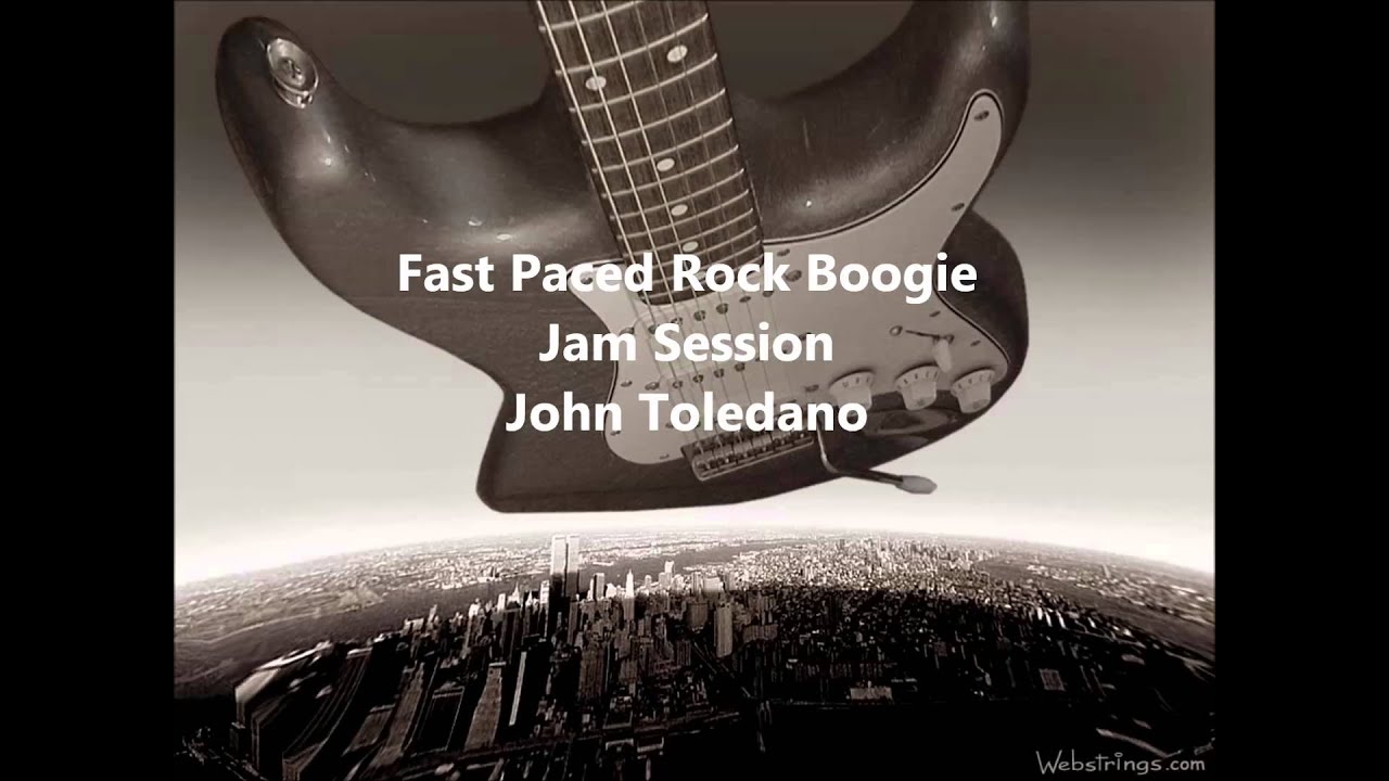 Fast Paced Rock Boogie Jam Guitar Van Halen Backing Track YouTube