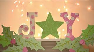 Easy Holiday Decoration Idea with Decoupage