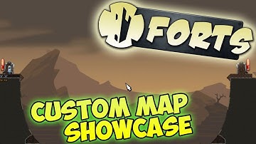 Forts 1v1 Multiplayer Gameplay ► Crater and The Great Divide!