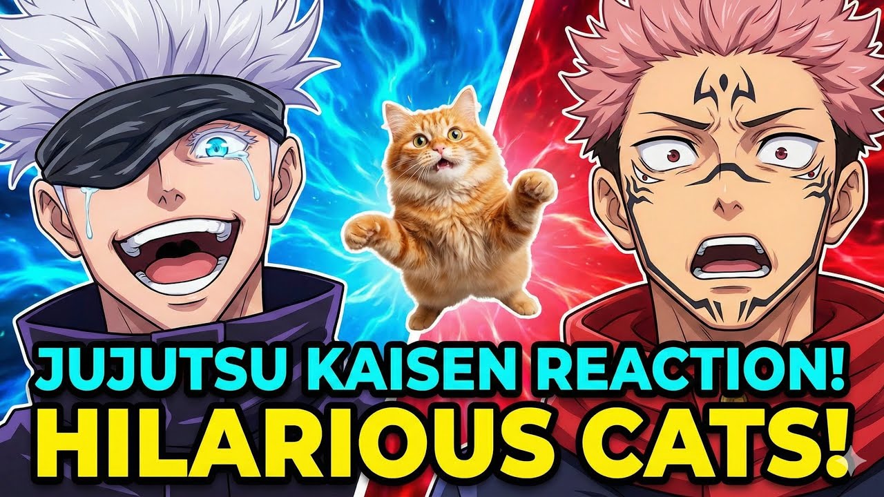 SUKUNA IS MAD! Gojo & Sukuna React to HILARIOUS Cats 😹 | JJK Reaction