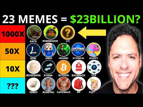 🔥23 KOIN MEME PEMBUAT MILIARDER UNTUK DIBELI SEKARANG – HANYA 6 YANG BISA NAIK 500-1000 KALI LIPAT?!