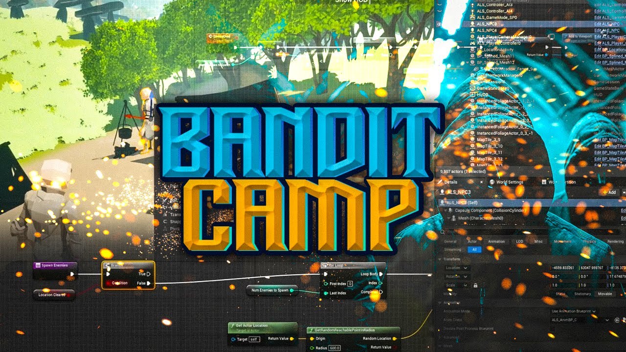 How to Create Bandit Camp System in Unreal Engine 5 | Blueprint Guide