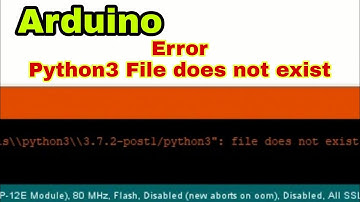 BASIC#5 - แก้ Error Python3 file does not exist ในโปรแกรม Arduino | JAKK DIY