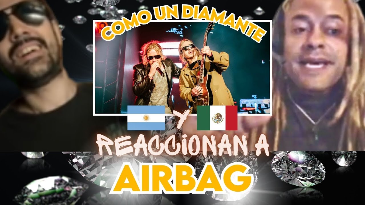 ¡Flipamos con Como un Diamante de  AIRBAG! Music Reaction a temas que nos tiraron suscriptores 😱 Pt2