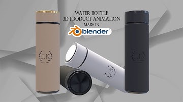 Water Bottle 3D Product Animation in Blender 2.92