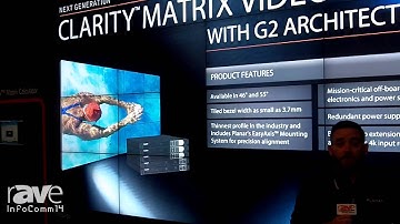 InfoComm 2014: Planar Explains the Clarity Matrix LCD Video Wall System with G2 Architecture