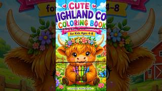 Introducing Our Adorable Highland Cow Coloring Book