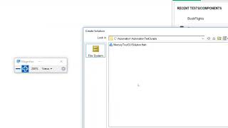 UFT Data Driven Testing For Beginners, Lesson 6: Creating a solution