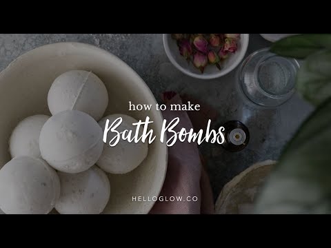 DIY Organic Bath Bomb Kit, At Home Spa