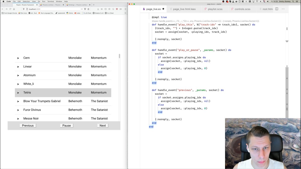 Prototyping with Phoenix LiveView and BEM: A Perfect Play Queue - YouTube