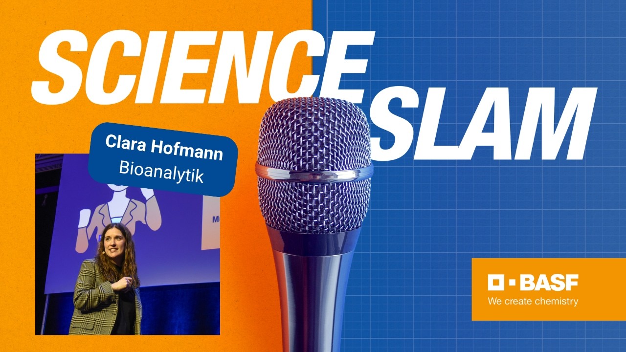 True Crime in der Chemie – Clara Hofmann beim BASF Science Slam 2026