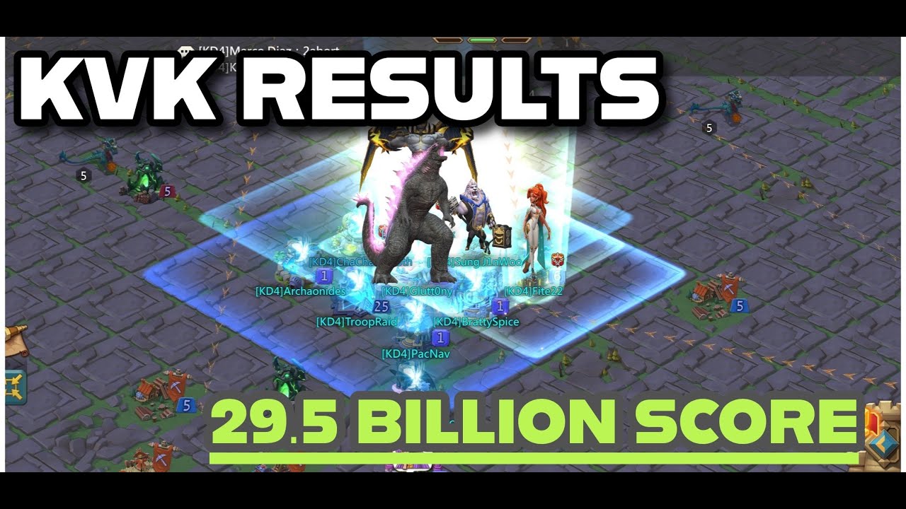 KVK RESULTS! 29.5B GUILD SCORE- Lords Mobile - YouTube