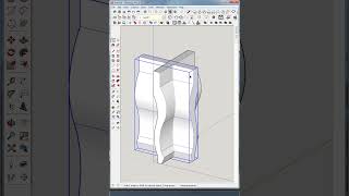 what can sketchup do using solid tools-intersect #woodworking #sketchup #shorts