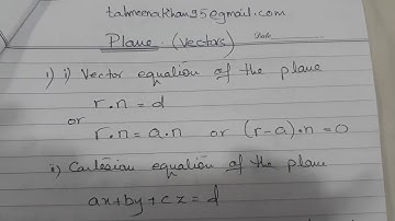 TKMaths P3 Vectors Plane 4