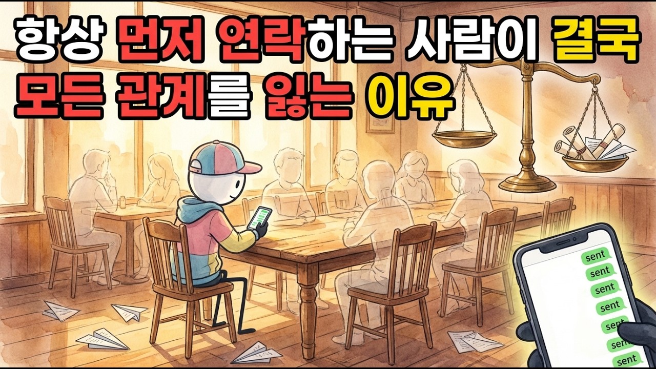 항상 먼저 연락하는 사람이 결국 모든 관계를 잃는 이유.