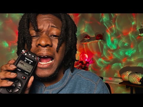 These ASMR Mouth Sounds Hit Each Ear Differently (WET vs DRY) 