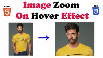 Image Zoom on Hover Effect using HTML & CSS