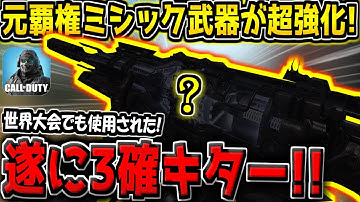 【CODM】遂に3発キル化！かつて世界大会で大暴れした伝説のミシック武器に大幅強化が来たぞ！【CODモバイル】