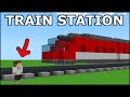 Minecraft 15 Train Station Build Hacks 