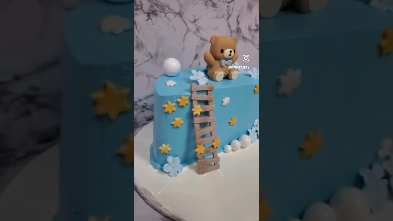 Teddy Bear Half Cake