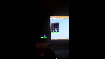 Live drawing on a led matrix through a web interface (WLAN)