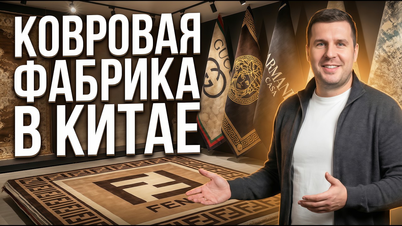 Как делают ковры на самом деле? Обзор шоурума в Китае