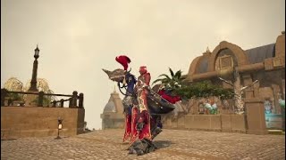 FFXIV STORMBLOOD RED MAGE CHOCOBO BARDING