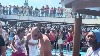 Carnival Jubilee Sailaway party #carnivalcruise #sailawayparty #carnival #cruiselife #cruiseships