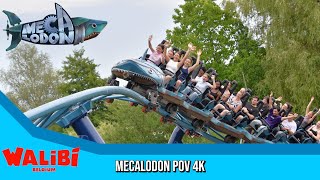 Walibi Belgium - Mecalodon Onride POV 4K