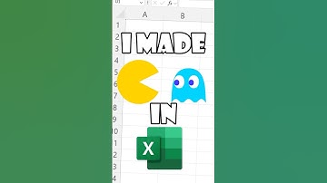 I made Pacman in Excel! #excelgaming