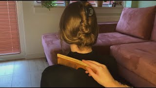 asmr po polsku 🌙 relaksująca zabawa włosami 💇🏻‍♀️ *tingly hair play and brushing* (polish whisper)