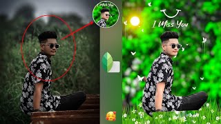 Snapseed I Miss You Concept photo Editing | New Creative Background Change Effect | HCN Editing screenshot 1