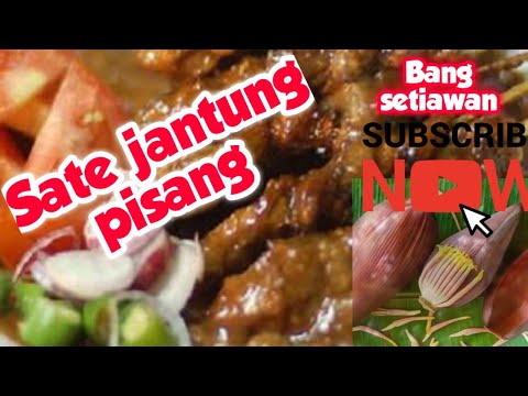 Resep Membuat Sate Jantung Pisang