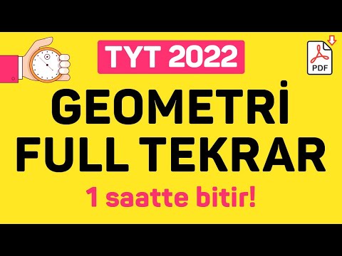 TYT GEOMETRİ FULL TEKRAR | 2022 | +PDF | ŞENOL HOCA