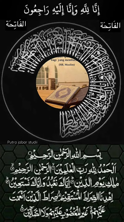 Story Wa Murottal merdu Suroh Al fatihah