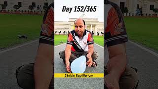 Day 152 of my Physics Practical efforts. Topic: Stable Equilibrium #physics #iitjee #neet #roorkee