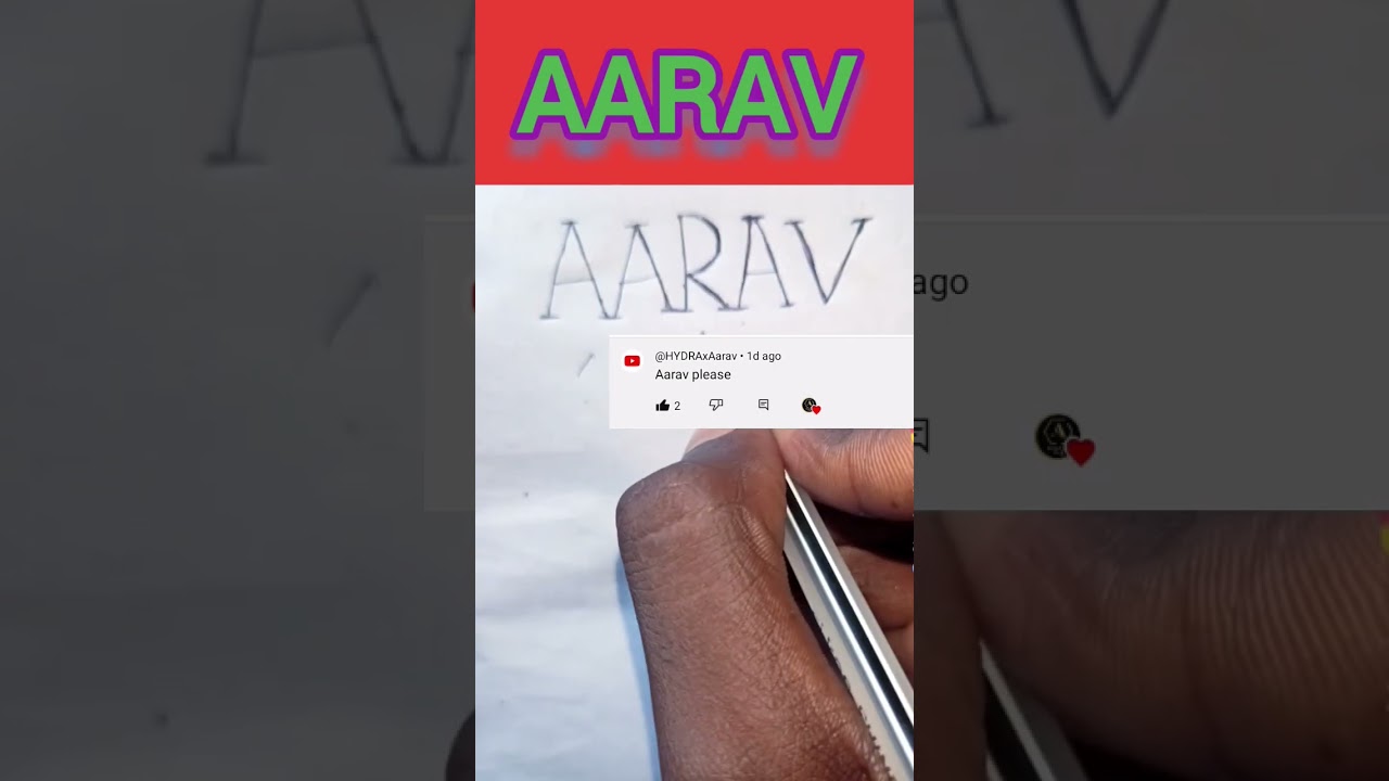 AARAV name create to brand logo ||comment your names|| brand logo || 