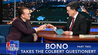 Bono Takes The Colbert Questionert, Part 2