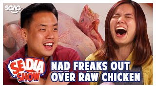 Nadia Freaks Out over Raw Chicken | SGAG