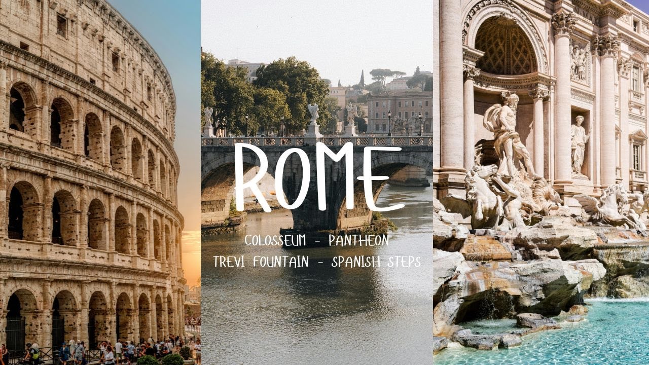 Rome Travel Vlog 2025 🇮🇹 Walking Loop: Colosseum - Pantheon - Trevi Fountain - Spanish Steps
