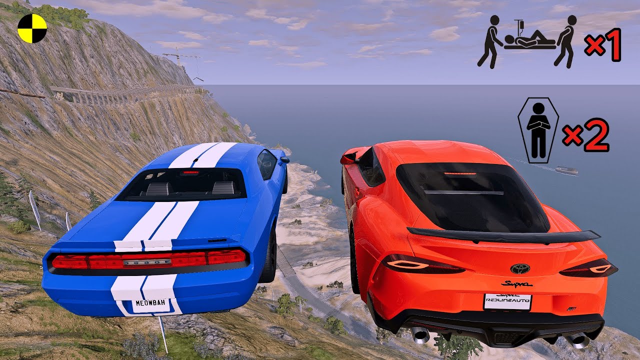 Realistic High-Speed Car Crashes in BeamNG.drive #101 | Ultra Detailed Crash Compilation