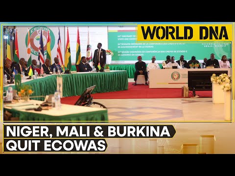 3 military-led West African states leave ECOWAS | World DNA | WION News